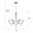 Mbagaya Steel Dimmable Chandelier-1266821218