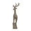 Conrad DEER 46cm Carved Wood Effect