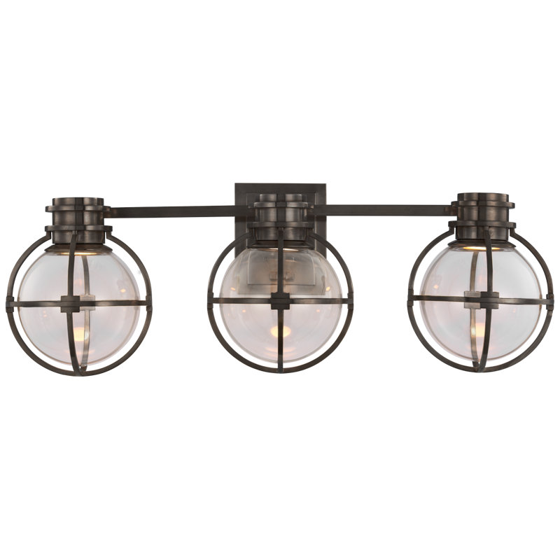 Chapman & Myers Gracie Triple Sconce, Bronze