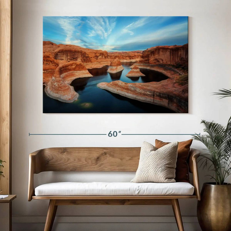 Serene Reflection Canyon, 34" H x 51" W