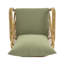 Chaise longue intérieure / extérieure en rotin polyéthylène (PE) toutes saisons, chaise de patio avec coussins et accoudoirs, parfaite pour la terrasse, le porche ou le jardin-119420574