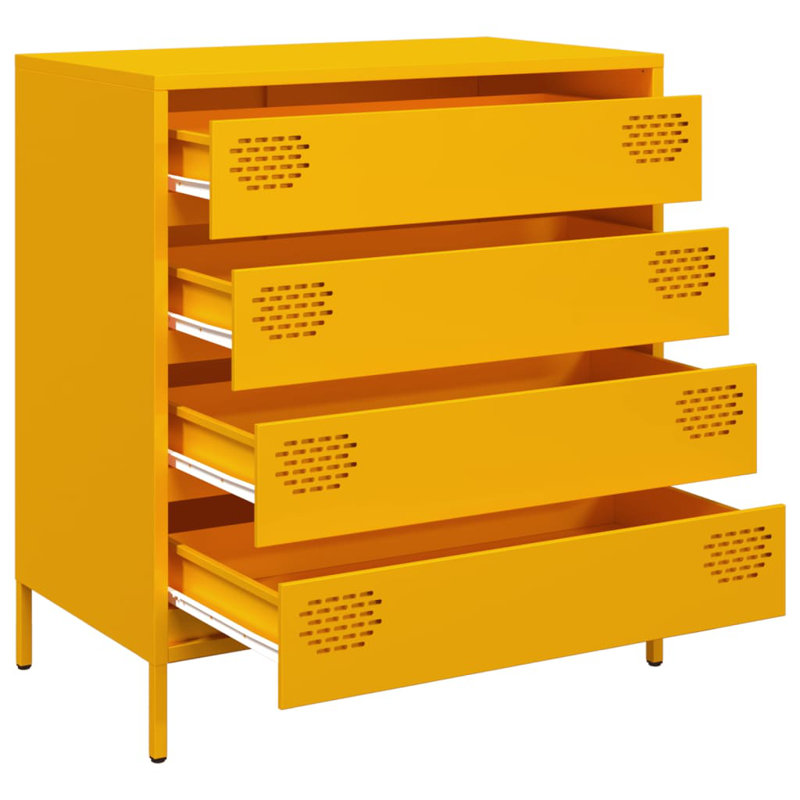Allix 68cm Sideboard, Mustard Yellow