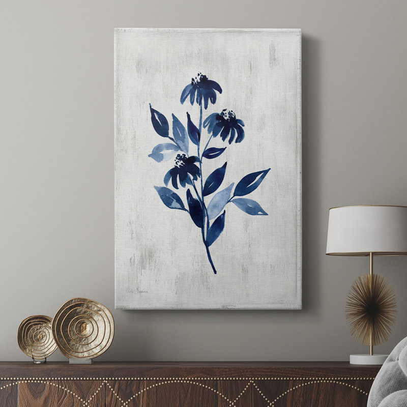 Wild Indigo I - galerie sur mesure, H 48 po x l 32 po