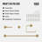 VIGO Cass 4-Piece Matte Brushed Gold Bathroom Hardware Set with 24-in Towel Bar, Toilet Paper Holder, Hand Towel Holder and Hook-124871912