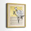 Floral Diary III - reproduction encadrée de qualité supérieure - prêt à être accroché - aucun clou requis - aucun clou requis-856201153-856201167