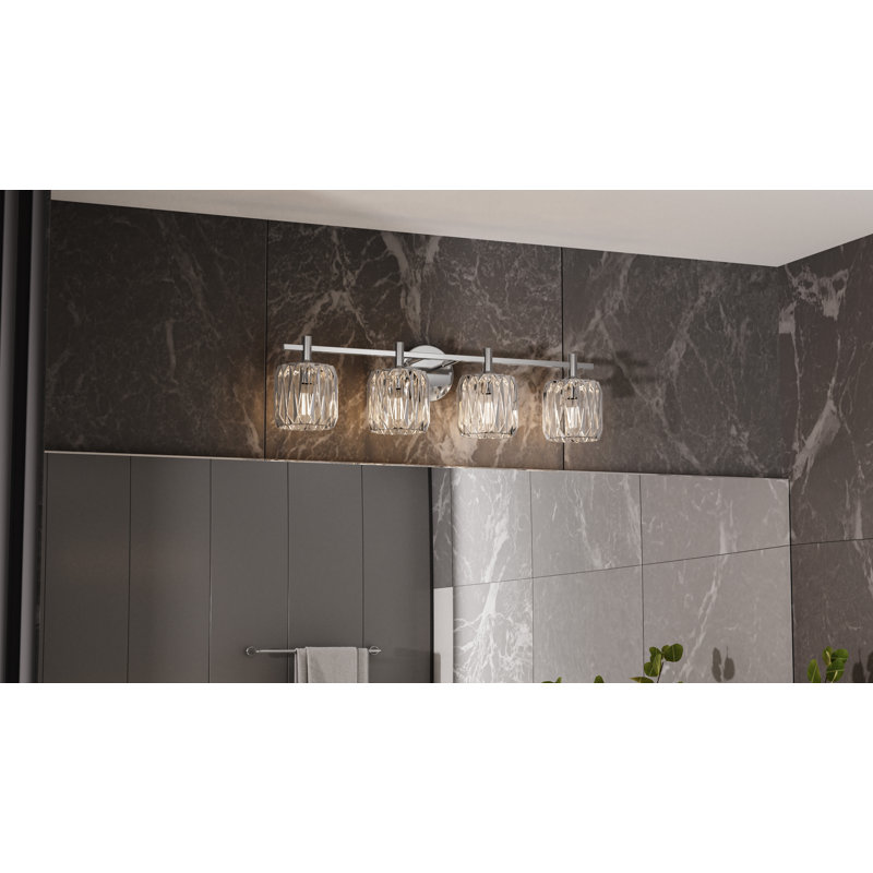 Altrud 4-Light  Bath Light, Polished Chrome