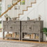 Console 35,4 po avec tiroirs et armoire