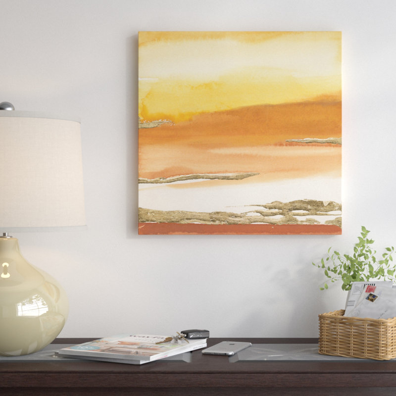 « gilded ambre iii », reproduction d’art sur toile, H 12 po x l 12 po x P 1,5 po