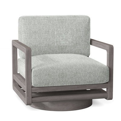 Tanah Teak Swivel Patio Chair with Cushions