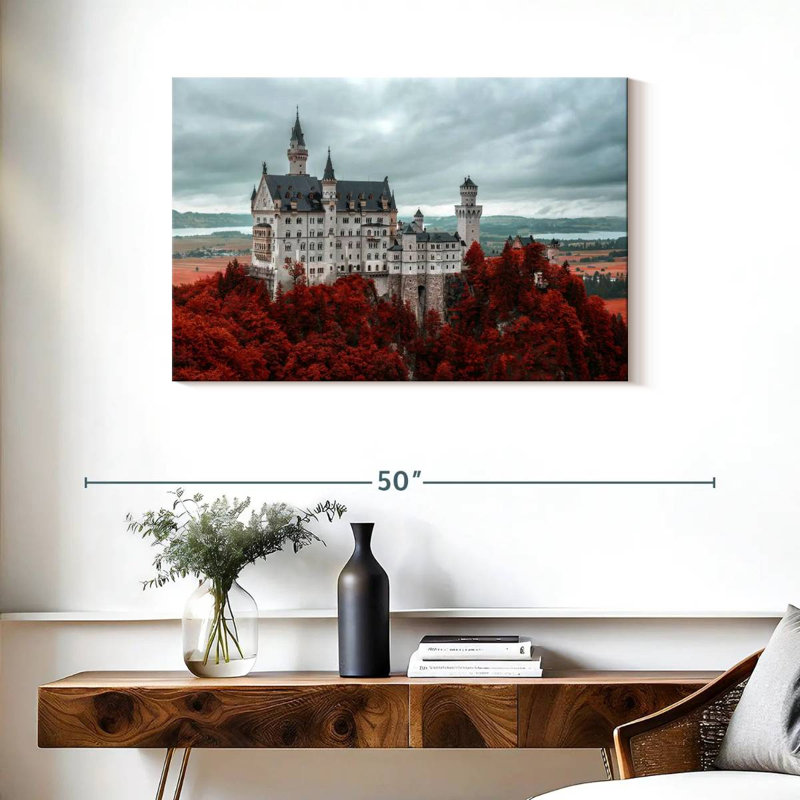 Château Lilie Grand Neuschwanstein, H 24 po x l 36 po