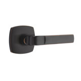 Aston Flat Passage (Hall & Closet) Door Lever with Square Rosette