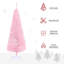 Arbre de Noël artificiel 5 pi, arbre de Noël mince avec 294 branches réalistes et support en plastique-49622996-49622999