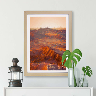 San Pedro De Atacama Desert in Chile - Framed Print