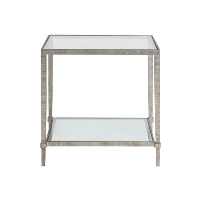 Metal Designs Claret Rectangular End Table