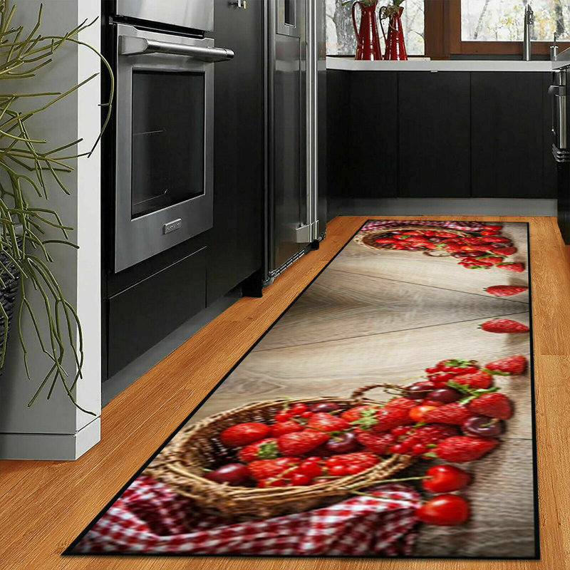 Egecan 3D Fruit Kitchen Mat