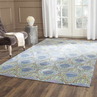 Wynter Damask Hand Woven Area Rug