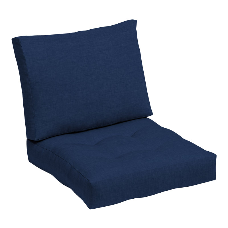 ARDEN Outdoor Lounge Chair 6" Cushion, Sapphire Blue