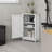 Triangle Corner Bathroom Cabinet With Adjustable Shelves-540676039