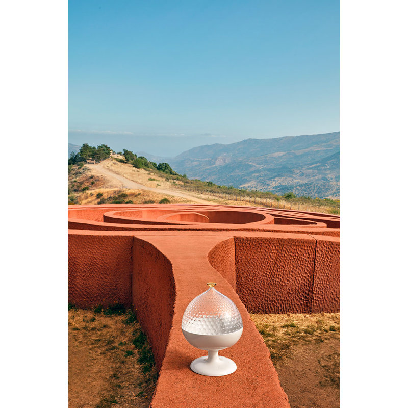 Pumo Decorative Box, Transparent/White