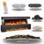 Angelo Freestanding Electric Fireplace Suite – 1500mm 3-sided Led Electric Fire with Panoramic Flame | Remote & App Control | Led Side Lights-1680860424
