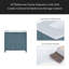 Organisateur de meuble-lavabo 36 po avec lavabo, ensemble d'armoire combiné, armoire de rangement pour salle de bain-467653636