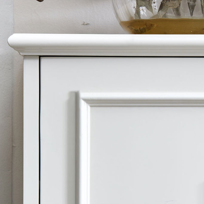 Banc de rangement blanc en bois manufacturé
