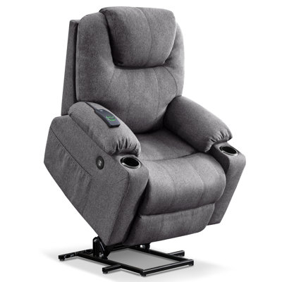 Rosmunda Power Recliner Lift Chair with Massage and Heat, 3 Positions