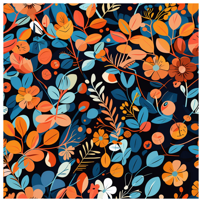 Édredon à motif floral Boho Boho, Lit simple