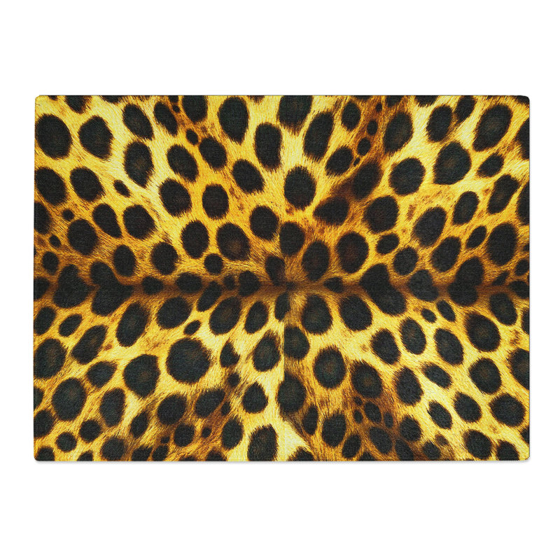 Cheetah Fur Vol.1  Glass Chopping Board