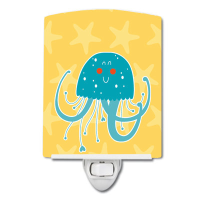 Éclairage de nuit en céramique jellyfish
