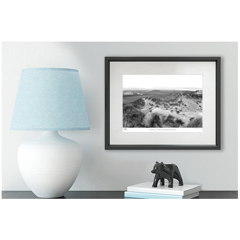 Ynyslas, The Sand Dunes 1933 - Single Picture Frame Print, 28cm H x 36cm W x 2.3cm D