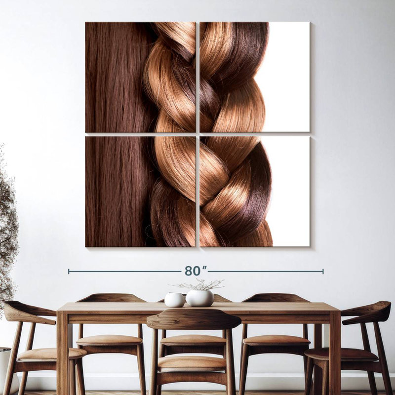 Hair Braid, 74" H x 74" W