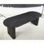 Black Extensible Coffee Table With Metal Legs, Suitable For Various Places, Simple Assembly Dining Stable And Perfect Office Room, Innovative Design Build
