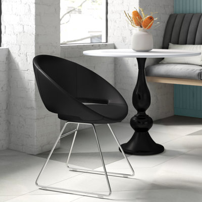 Yashvi 18'' H Faux Leather Upholstered Side Chair