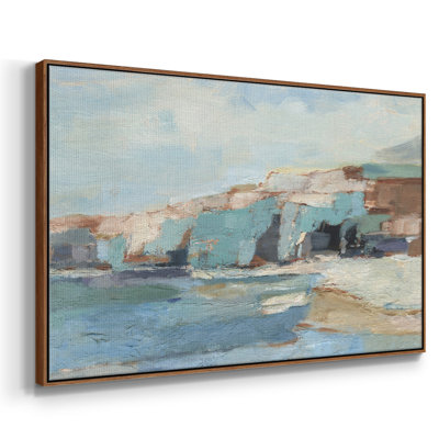 Mur de falaise turquoise II
