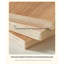 Ensemble de tables basses gigognes 2 pièces Modern Modern avec tiroirs de rangement, plateau en bois massif et table d'appoint en verre trempé