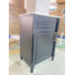 Meuble-lavabo noir en bois de 61 cm (24 po) avec lavabo blanc