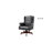 Swain 46.5'' H Traditional  Faux Leather Executive Chair with Solid Wood Base and Tufted Back-8319882