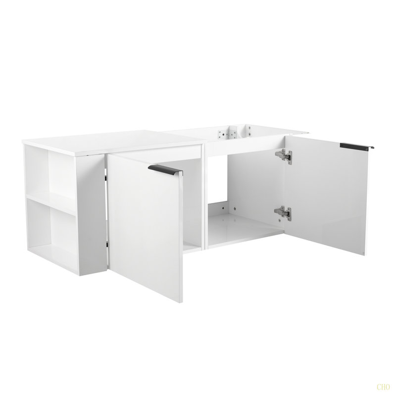 Ensemble de meuble-lavabo pour meuble-lavabo 48 po 48 po, Blanc Ameican