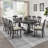Extendable Oval Wooden Dining Table-551459589