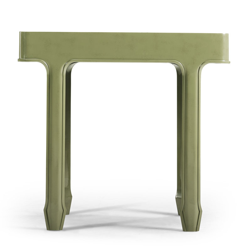 Polly Rose Rectangular End Table, Green