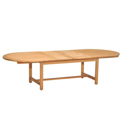 Tula Extendable Teak Solid Wood Dining Table