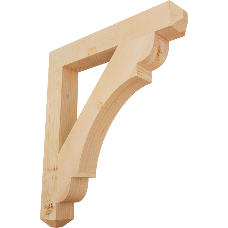 Support pour artisan olympique, H 32 po x l 3,5 po x P 28 po, Douglas (lisse)