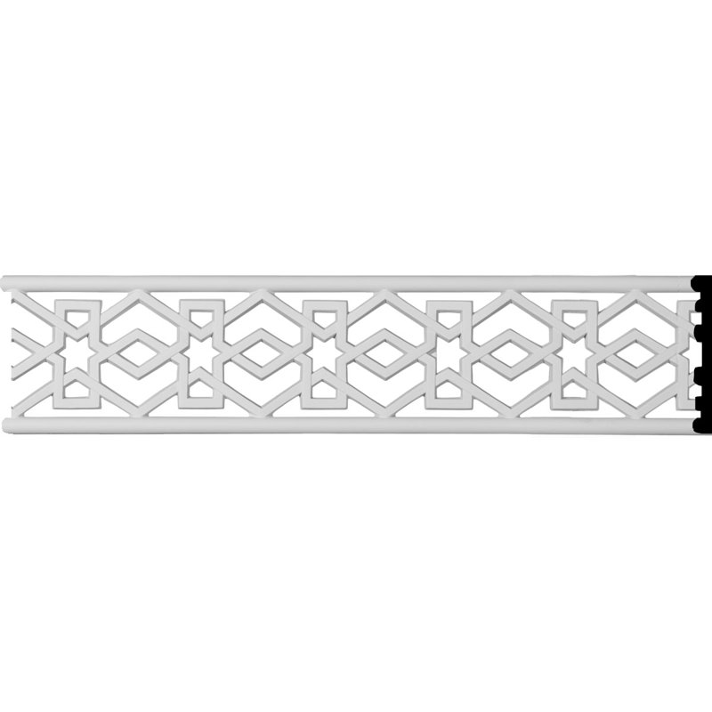 Swindon 4'' H x 94.5'' W x 0.375'' D Urethane Pierced Moulding
