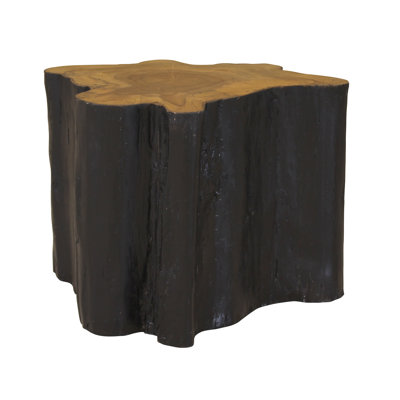 Ronnie Solid Wood Block End Table