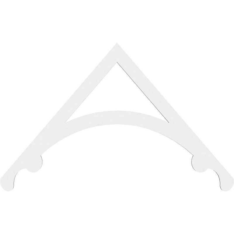 Pignon en PVC de qualité architecturale Legacy, H 28 po x l 48 po x P 1 po, 14 / 12