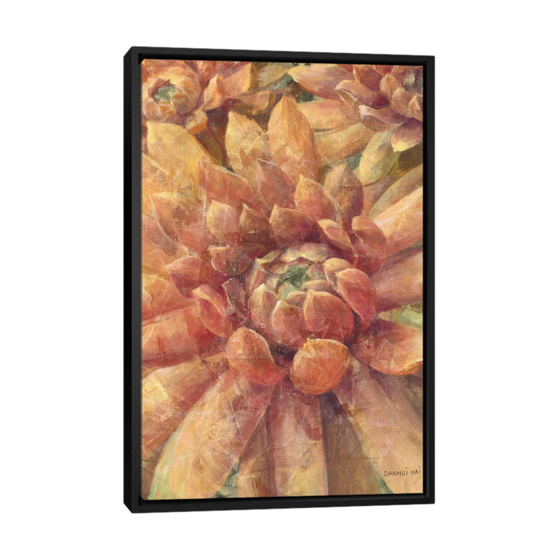Reproduction d'art sur toile tendue Nature Delight II, H 48 po x l 32 po x P 1,5 po, Toile avec cadre noir, Pas de tapis