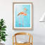 Flamingo Bird - Picture Frame Painting Print-56740048-56740054
