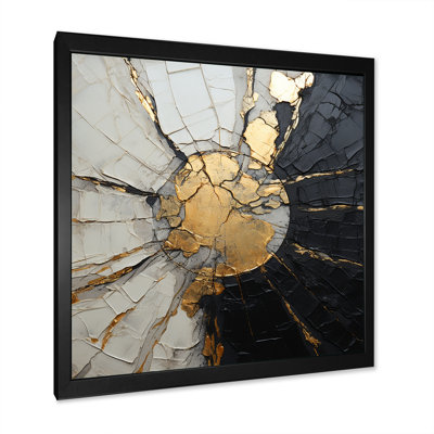«Beige Black Minimalisme Poteries», reproduction sur toile