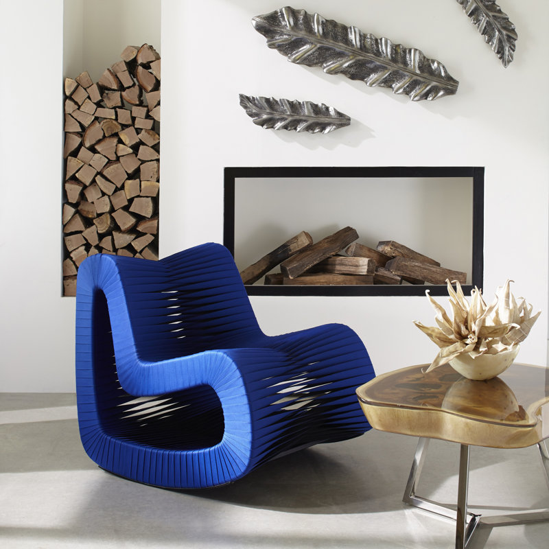 Seat Belt Rocking Chair, Blue